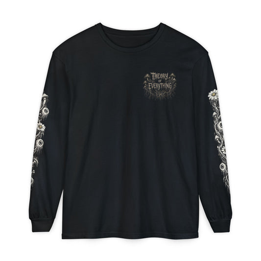 Theory of Everything Long Sleeve Tee — Floral Gothic Band Shirt